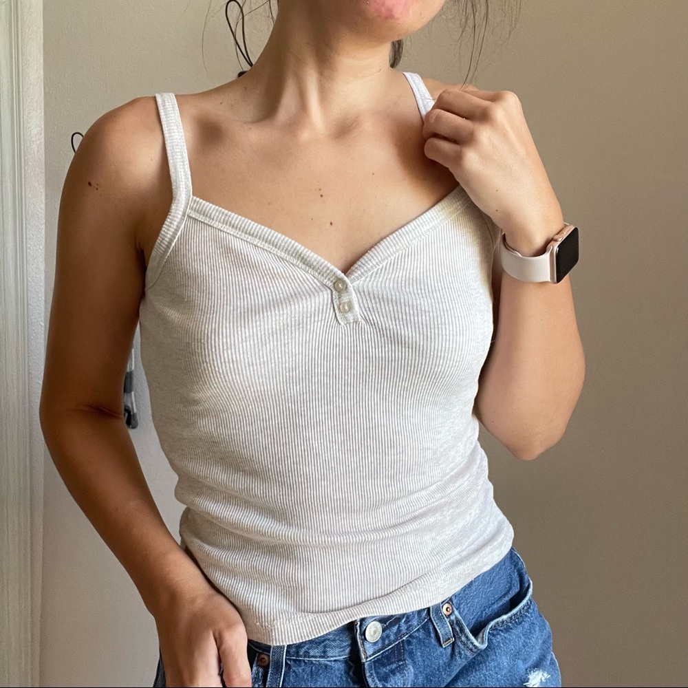 💛 Outlooks Beige Tank Top